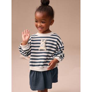 Next Sweatkjole med mesh-nederdel (3måneder -7år)