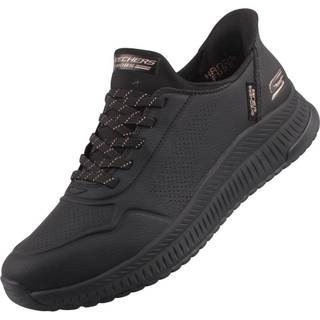 Skechers Skechers Black BOBS Squad 4 Key Look Trainers