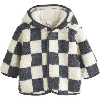 Next Baby Teddystof-jakke med hætte (0-18måneder)