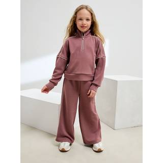 Next Superbløde joggingbukser med lynlås og halsudskæring og vide ben (3-16år)