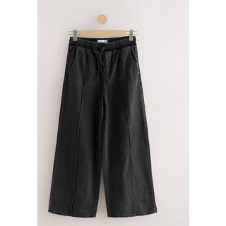 Next Pintuck Brede bukseben Denim Joggingbukser