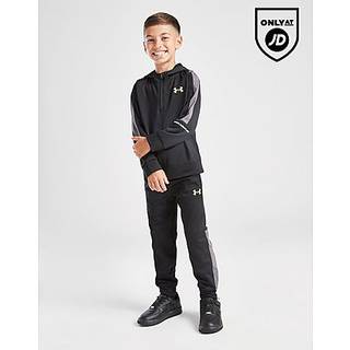 Under Armour Poly Colour Block 1/4 Zip Tracksuit Children, Sort - 6-7Y