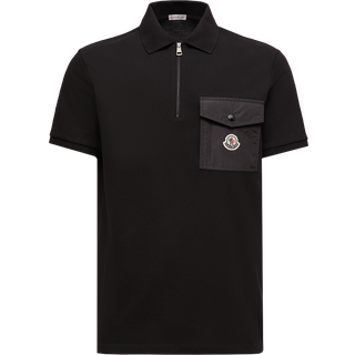 S/S Pocket Cotton Polo Black - XXL / BLACK