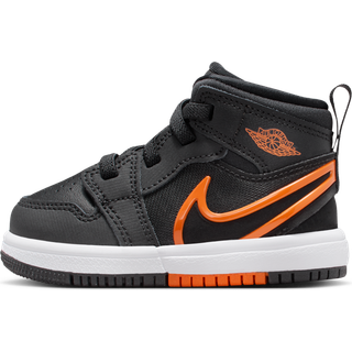 Jordan 1 Mid RM EasyOn-sko til babyer/småbørn - sort - 27