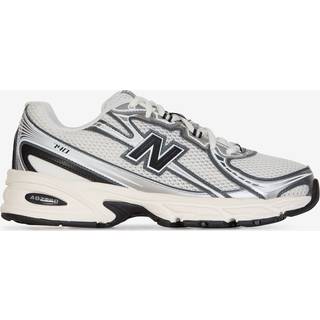 New Balance Unisex 740 i Hvid/Sort/Grå Synthetic, Størrelse 36