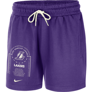 Los Angeles Lakers Club Courtside Nike NBA-fleeceshorts til mænd - lilla