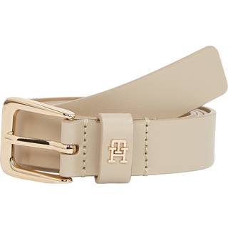 TH Monogram Leather Belt