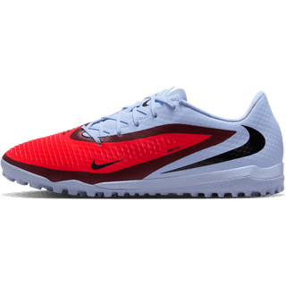 Nike Phantom 6 Low Academy-fodboldsko til grus - blå - 37.5