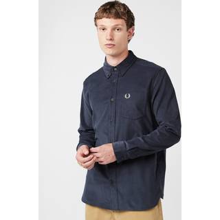 Fred Perry Needle Corduroy Shirt Navy