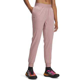 Under Armour Rival Women's High-Rise Woven Pants Tourmaline Pink / Maroon Mist M