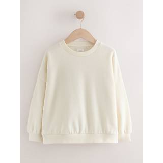 Next White Oversized Cosy Rib Sweatshirt (3-16yrs)