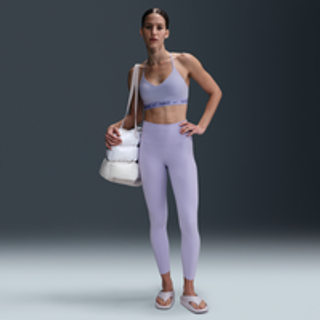 Nike Zenvy-leggings i 7/8-længde med høj talje til kvinder - lilla - XS (EU 32-34)