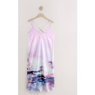 Next Pink Scene Satin Slip