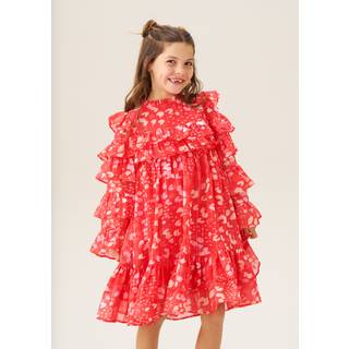 Angel & Rocket Angel & Rocket Imogen Leopard Print Frill Dress
