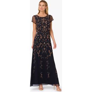 Adrianna Papell Adrianna Papell Black Studio Beaded Blouson Long Dress - EU 38 (UK 10)