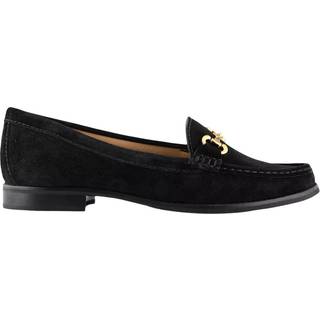 Jones Bootmaker Jones Bootmaker Black Regular Fit Lex Suede Leather Loafers - eu355