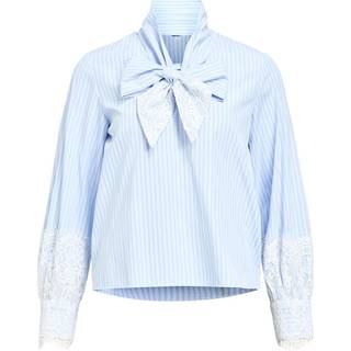 Blonde-detaljeret Bluse