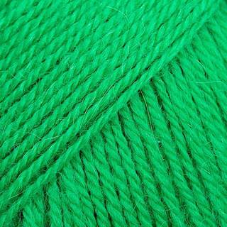 DROPS Flora 27 Papegøjegrøn (Uni Colour) Indhold: 65% Peruvian Highland Uld, 35% Superfin Alpaca Garngruppe: A (23 - 26 masker) / 4 ply / fingering Vægt/længde: 50 g = ca. 210 meter Anbefalede pinde: 3 mm Strikkefasthed: 10 x 10 cm = 24 m x 32 p Håndvask, max 30°C / Tørres fladt / Kan filtes.