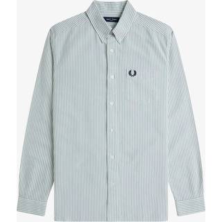Fred Perry Oxford Long Sleeve Shirt Green