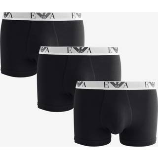 Emporio Armani Underwear 3 Pack Boxer Trunks Black