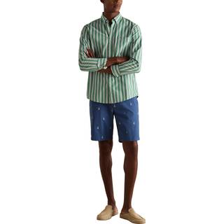 Joules Joules Classic Fit Blue Embroidered Chino Shorts - 30