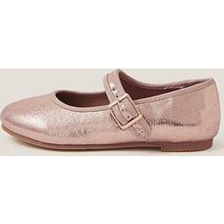 Monsoon Monsoon Shimmer Ballet Strap Shoes - uk9eu265