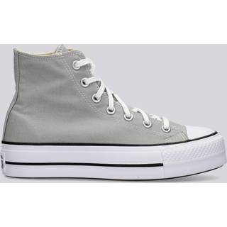 Converse Converse Grey Chuck Taylor All Star Lift Platform Trainers