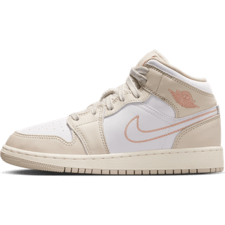 Air Jordan 1 Mid SE-sko til større børn - brun - 38.5