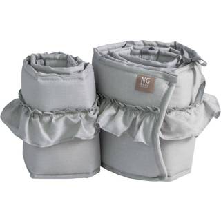 NG Baby Kofanger Sideseng Linned med Flæse Light Grey One Size      Unisex