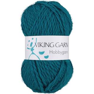 Viking Hobbygarn 928 Mørk petrol Indhold: 100% australsk uld Vægt/længde: 50g = ca. 70 meter Anbefalede pinde: 6 mm Anbefalede hæklenåle: 5 mm Strikkefasthed: 10 cm = 14 m Vask: Vaskes i hånden eller skånevask 30-40 °C / Ingen skyllemiddel / Tørres fladt.