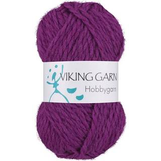 Viking Garn Hobbygarn - Mørk lilla farve 970, 50 gram