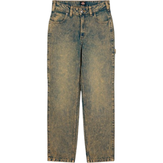 Dickies Ellendale Denim Jeans - 28 - yellow fade indigo
