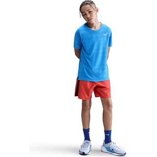 Nike Dri-FIT Miler-træningsoverdel til større børn (drenge) - blå - S