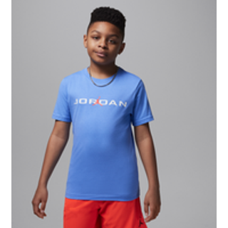 Jordan Air Stretch-T-shirt til større børn - blå - M