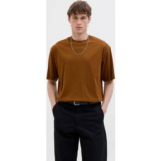 Ensfarvet T-shirt