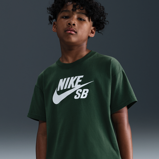 Nike SB - T-shirt til større børn - grøn - L