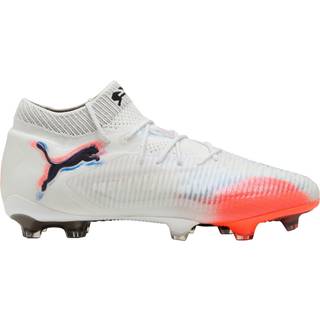 PUMA FUTURE 8 ULTIMATE FG Football Boots Women, Shoes, White/Black/Glowing Red, 37.5