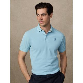 Hackett Hackett Classic Fit Short Sleeve Madras Trim Polo Shirt