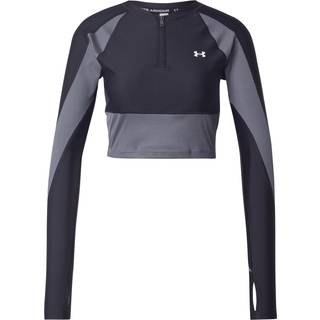 HeatGear® Rib Women's ¼ Zip Black / Castlerock / White S