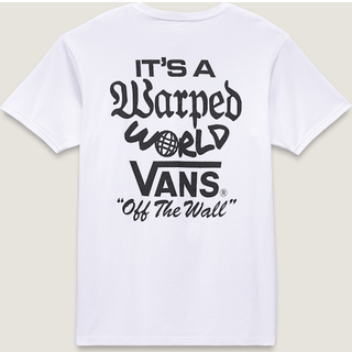 Vans - Warped World T-Shirt, Man, White, Size: S - White - S