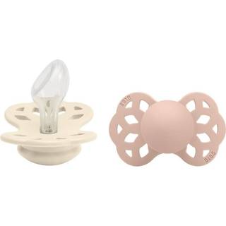 BIBS Infinity 2-pak Ivory/Blush Size 2 2 stk