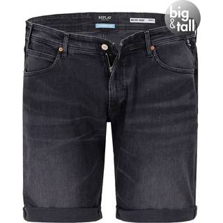 Replay Herren Jeansshorts schwarz