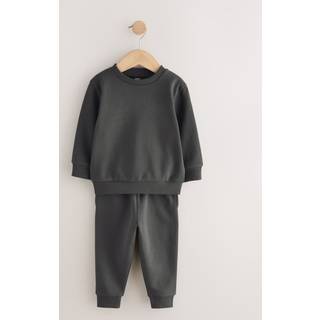 Next Charcoal Grey Sweatshirt And Joggers Set (3mths-7yrs)