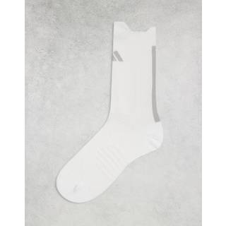 adidas Run ClimaCool Running Socks - White, Grey, Size 37-39 - white