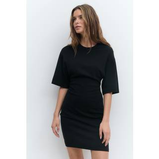 Gina Tricot-Tee dress-korte kjoler-Sort-M-Dame