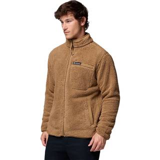 Columbia Rugged Ridge High Pile Full Zip Fleecejakke Herrer størrelse S farve brun
