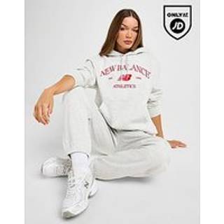 New Balance Athletics Overhead Hoodie, Grå - L