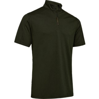 Deerhunter - Climate ½-Zip T-shirt Med 37.5® Technology Forest Ember Herre 2XL Ribejagtogfikseri.dk