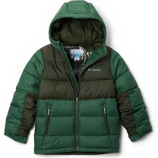 Columbia Kid's Pike Lake II Hooded Jacket Vinterjakke Børn størrelse 18 Years farve grøn