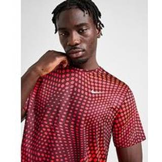 Nike Miler All Over Print T-Shirt, Rød